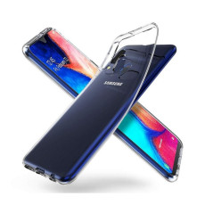 Vente coque Galaxy A20E de protection silicone transparente