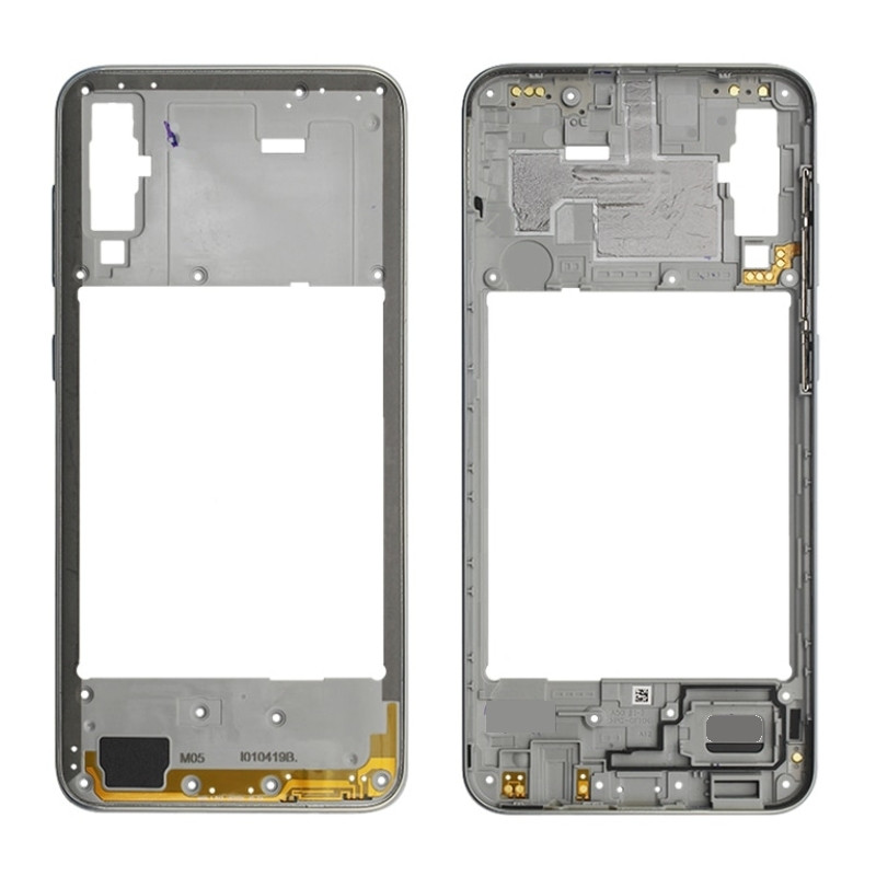 Galaxy A50 : Châssis intermédiaire contour Blanc Galaxy A50 : Châssis intermédiaire contour Blanc