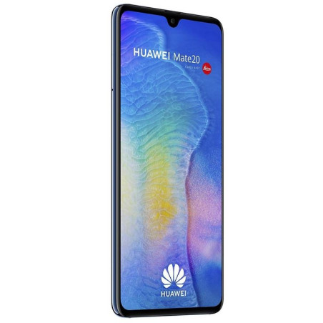 Vitre tactile écran Mate 20 Bleu Origine Huawei de rechange 02352FQM