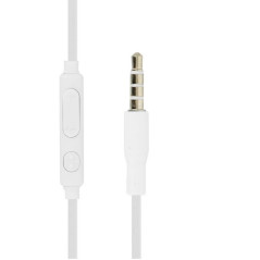 Kit main libre blanc ou écouteurs, accessoire pour smartphone Samsung