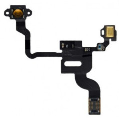  iPhone 4 : Nappe power + capteur de proximité + micro haut - pièce détachée 