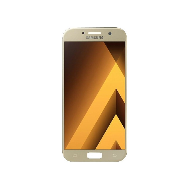 Galaxy A5 (2017) A520 : Ecran Super Amoled + vitre tactile Or. Officiel Samsung