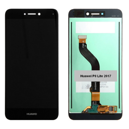 Huawei P8 Lite 2017 / P9 Lite 2017 / Honor 8 Lite : Vitre tactile écran LCD Noir