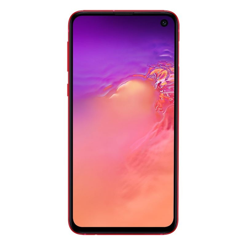 Galaxy S10 (G973) Rouge Cardinal : Vitre tactile écran Amoled châssis. Officiel Samsung