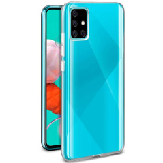 Vente coque Galaxy A51 transparente, protection en TPU silicone 