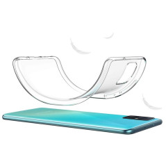 Vente coque Galaxy A51 transparente, protection en TPU silicone 