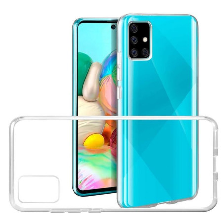 Galaxy A71 (A715) : Coque transparente souple TPU silicone