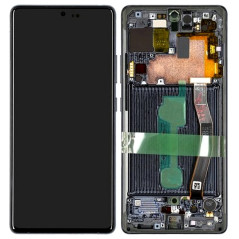 Vente vitre écran Galaxy S10 Lite noir, pièce détachée Samsung GH82-21672A