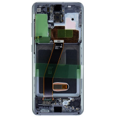 Galaxy S20 (G980 / G981) Gris : Vitre tactile écran châssis. Officiel Samsung