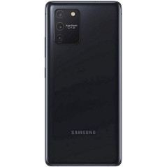 Coque arrière Galaxy S10 Lite noir, pièce détachée Samsung GH82-21670A