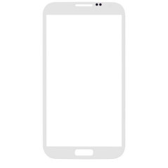  Galaxy Note 2 : vitre blanche pour N7100 ou 4G N7105 sans logo - pièce détachée 