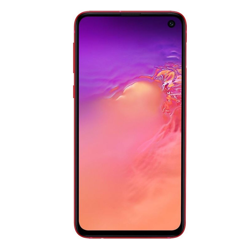 Galaxy S10e (SM-G970F) : Vitre écran Rouge Cardinal. Officiel Samsung