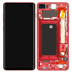 Ecran Galaxy S10+ Plus Rouge Cardinal