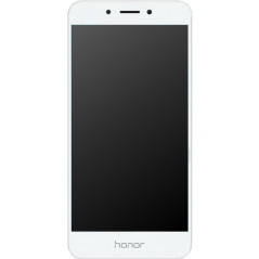 Honor 6A : Vitre tactile écran Blanc avec châssis. Officiel Huawei