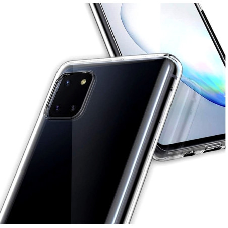 Note 10 Lite / Galaxy A81 / M60S : Coque transparente souple TPU silicone