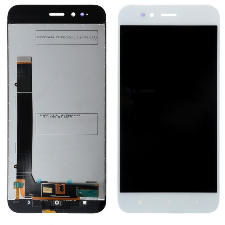 Xiaomi Mi A1 : Vitre tactile écran de rechange Blanc