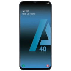 Ecran complet châssis Galaxy A40 d'origine Samsung