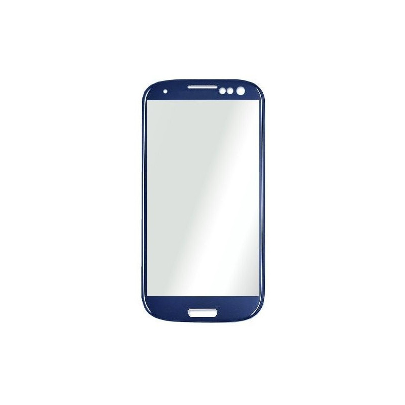 Samsung Galaxy S3 i9300 : Vitre bleue sans logo