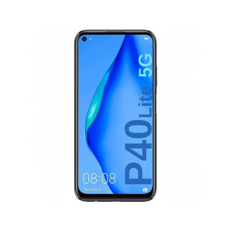 P40 Lite 5G Noir : Vitre tactile écran LCD avec Châssis. Officiel Huawei