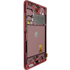 Vitre écran Officiel Galaxy S20 FE Rouge