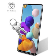 Achat verre trempé Galaxy A21s (A217). Verre protecteur d'écran 