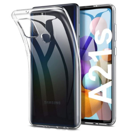 Galaxy A21s (A217) : Coque transparente souple TPU silicone