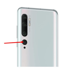 Lentille verre ronde appareil photo Xiaomi Mi Note 10