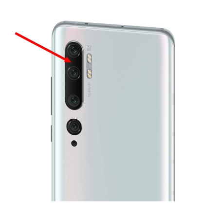 Xiaomi Mi Note 10 : Lentille ovale appareil photo arrière