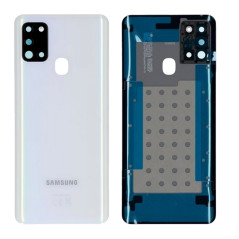 Galaxy A21s : Capot arrière Blanc. Officiel Samsung