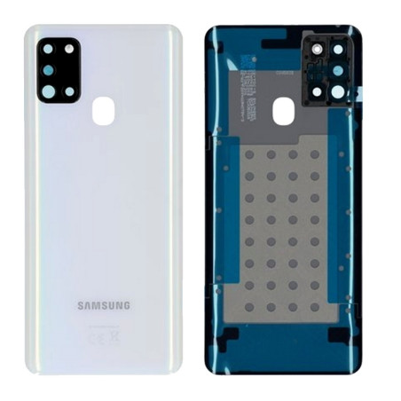 Galaxy A21s : Capot arrière Blanc. Officiel Samsung