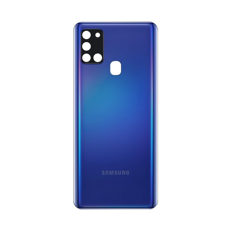 Galaxy A21s : Capot arrière Bleu. Officiel Samsung