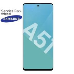 Galaxy A51 (A515) : Vitre tactile écran Super Amoled + Châssis. Officiel Samsung