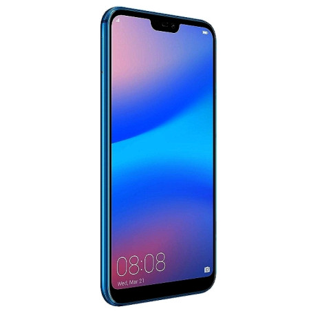 Vitre écran Huawei P20 lite bleu avec châssis