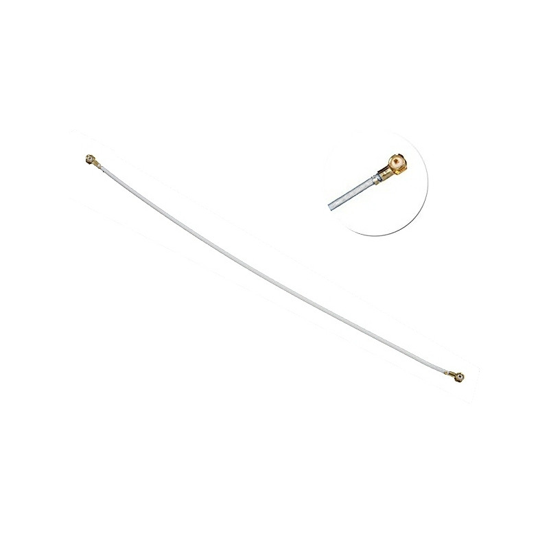 Galaxy S20 FE 4G / 5G (G780 / G781) : Câble antenne coaxial Blanc (117.7 mm). Officiel Samsung