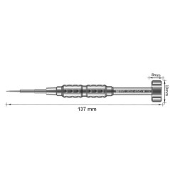 Tournevis professionnel spécial pour vis écrou iPhone (Phillips 2.5)