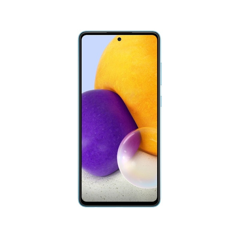 Galaxy A72 4G (A725) Bleu : Vitre tactile écran Super Amoled + châssis. Officiel Samsung