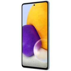 Galaxy A72 4G (A725) Bleu : Vitre tactile écran Super Amoled + châssis. Officiel Samsung