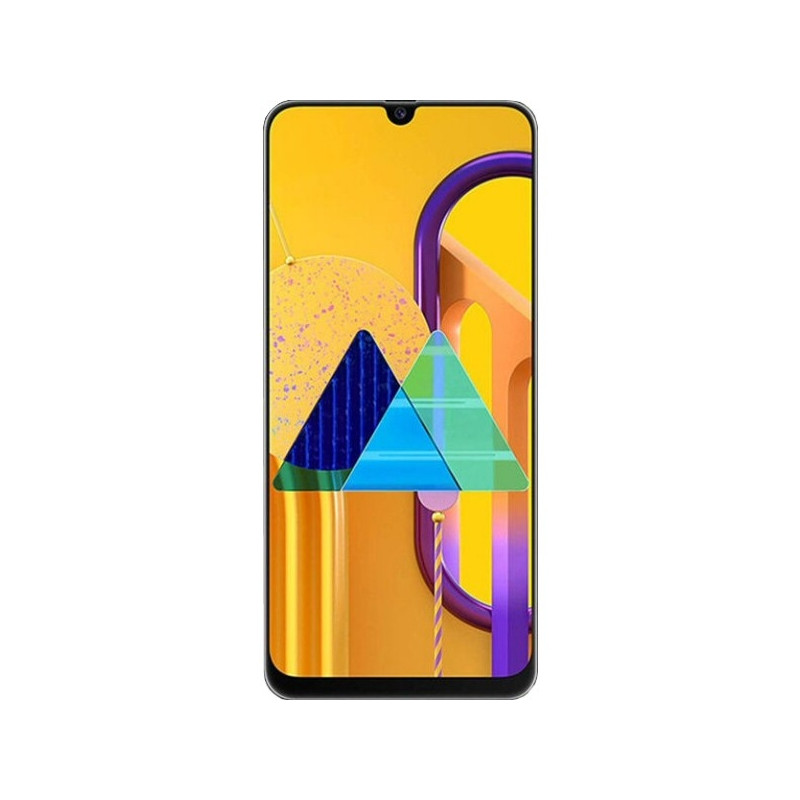 Galaxy M30s (M307) : Vitre tactile écran Super Amoled + châssis. Officiel Samsung