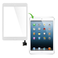 iPad mini / mini 2 : Vitre tactile complète, blanc