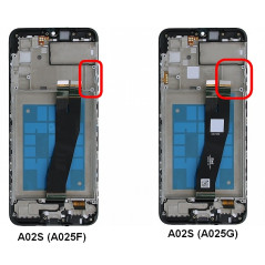 Ecran Galaxy A02S (A025F) avec châssis