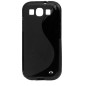 Galaxy S3 et S3 4G : Housse Gel noir S LINE