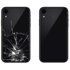 Vitre arrière iPhone XR noir