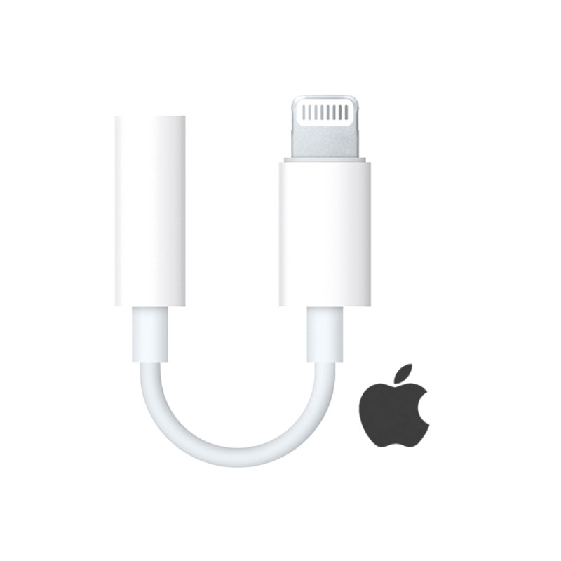 Adaptateur Lightning vers jack 3,5 mm. Qualité d'origine Apple