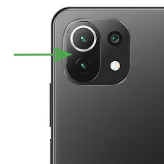 Xiaomi Mi 11 Lite 5G : Lentille appareil photo arrière