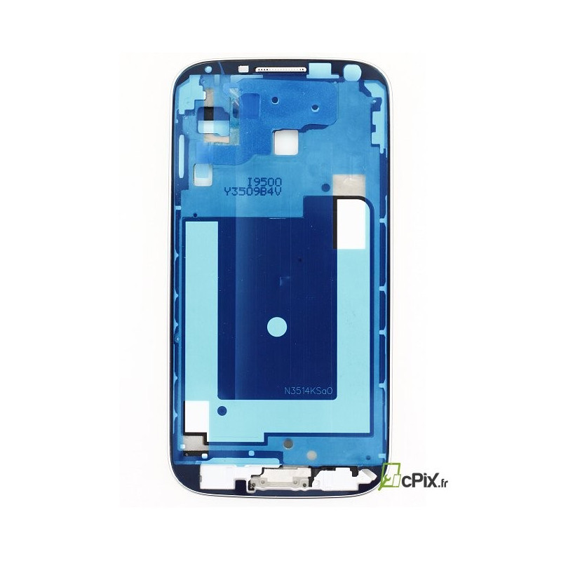 Samsung Galaxy S4 4G: Chassis intermediaire pour écran avec contour chromé