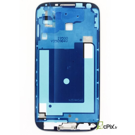 monture Samsung Galaxy S4 4G: Chassis intermediaire pour écran avec contour chromé