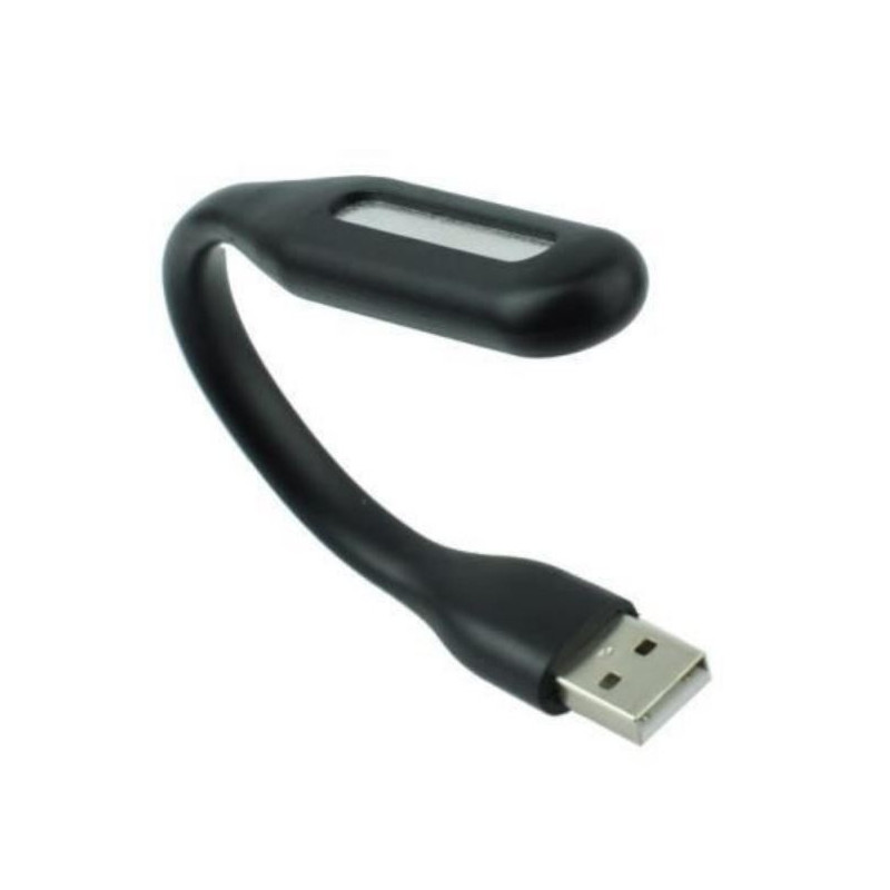 Lampe USB Led Noir, flexible pour PC portable ou Mac