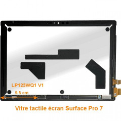 Vitre tactile écran Surface Pro 7 (LP123WQ1 V1)