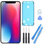 iPhone 11 : kit de réparation vitre écran LuxView + joint adhésif + outils