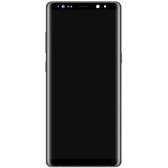 Galaxy Note 8 (SM-N950) Noir : Complet écran vitre tactile avec châssis. Officiel Samsung